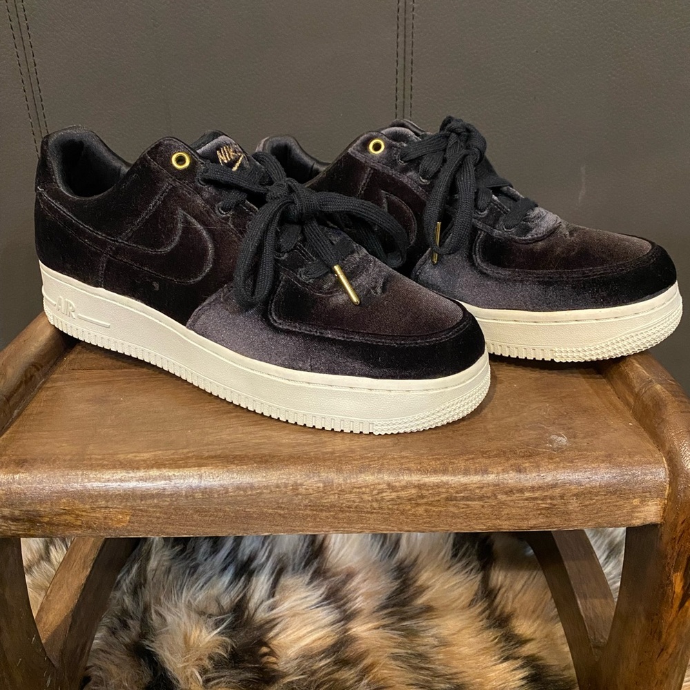 Nike Black Velvet Sneakers